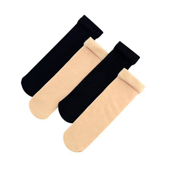 Vinter 4 Dual Season Sokker Børns Mid Tube Sokker Varme Plys