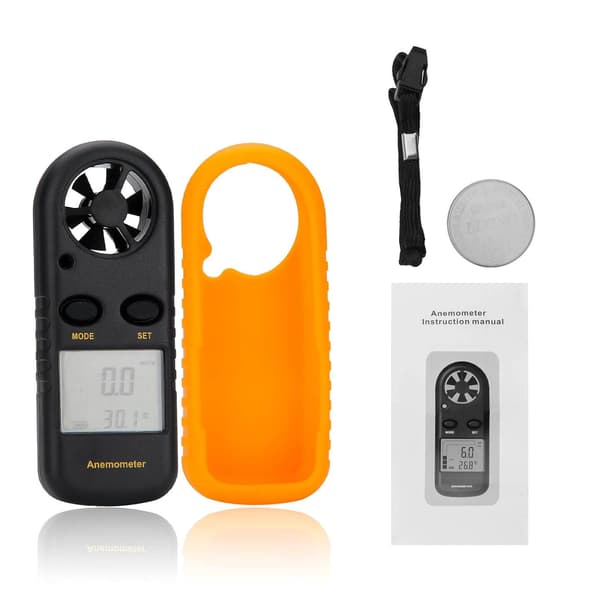 Håndholdt anemometer, lett digital vindhastighetsmåler, Win