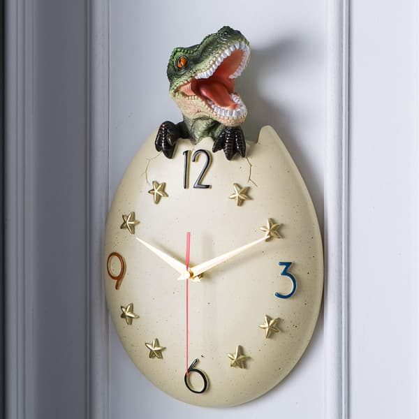 Børnevægur, Dinosaur Egg vægur til stue, soveværelse