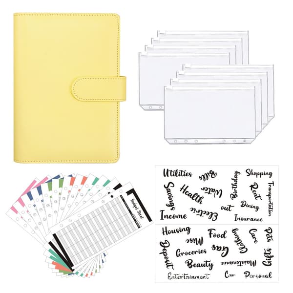 A6 Binder Budget Planner Notebook Omslag Mapp