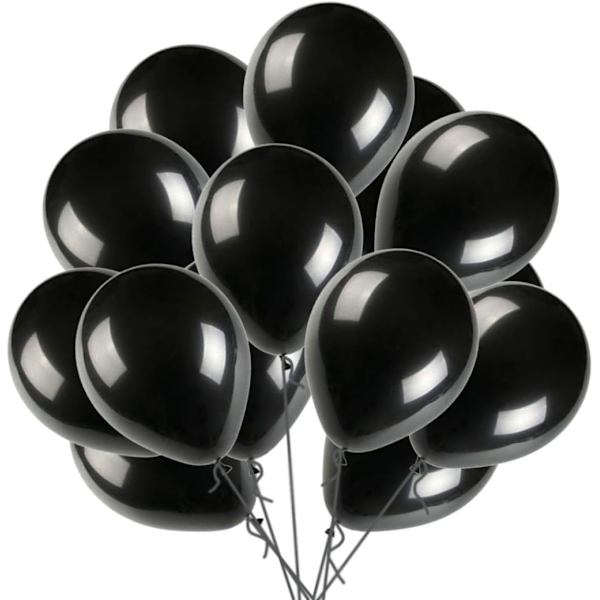 100 stk. sorte latexballoner 10\" perle sorte balloner helium sorte