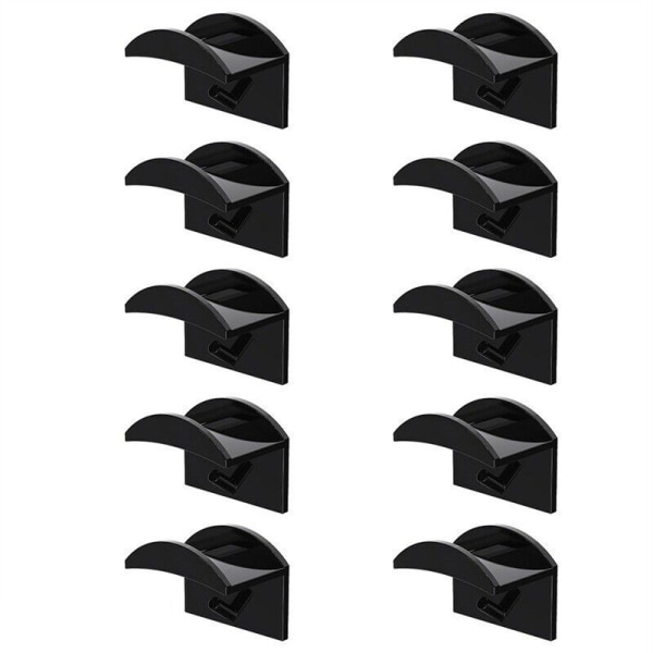 10 Pack Adhesive Hat Holders for Baseball Caps, Wall Hooks, Hat