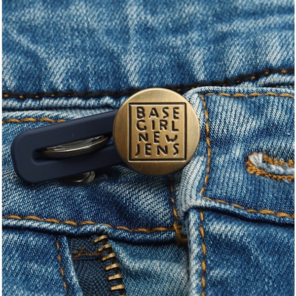 16 knapper midjeforlenger denim med avtakbar justerbar knapp