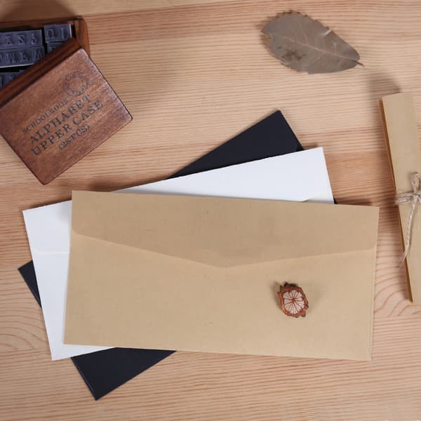 100 invitasjoner nostalgisk retro vestlige konvolutter profesjonelle E