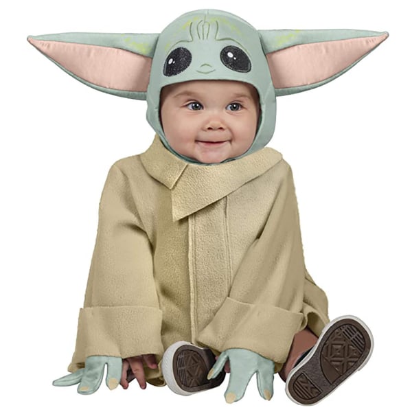 Baby Yoda costume - The Mandalorian, Beige - Size 8-10 years