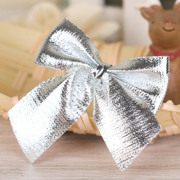 Mini små rosett julgran accessoarer juldekorationer