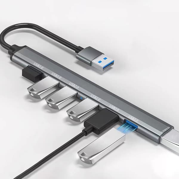 USB one tail seven hub expanders hub 7 port expansion dock split