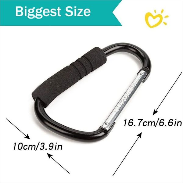 Baby Multi Stroller Tillbehör Hook Stroller Organizer Shopping