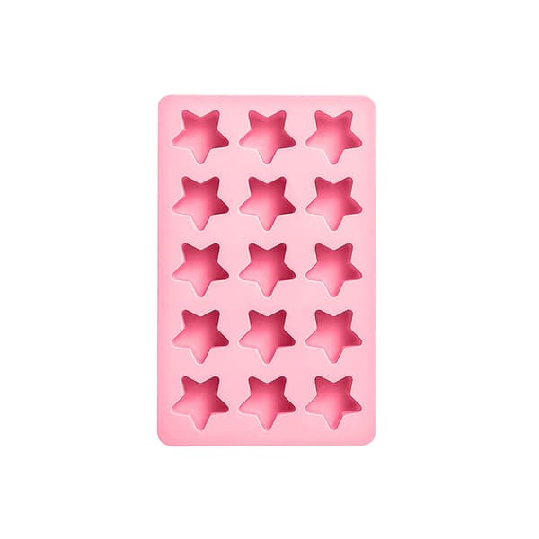 1 stk. Pentagramformet sød lyserød cupcakeform