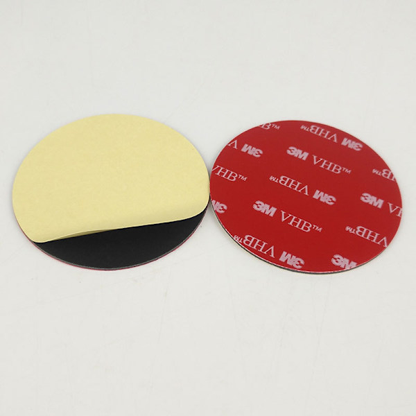 Dashboard Pad Mount Adhesive Disc Replacement Kit, 6pcs 70mm Cir