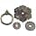 Drop Ring Knopper Antik Bronze Tone Ring Træk Blomsterform Dres