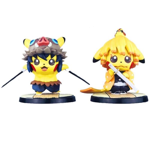 Ghost Killing Blade Manual Pikachu COS Dragt Model (1)