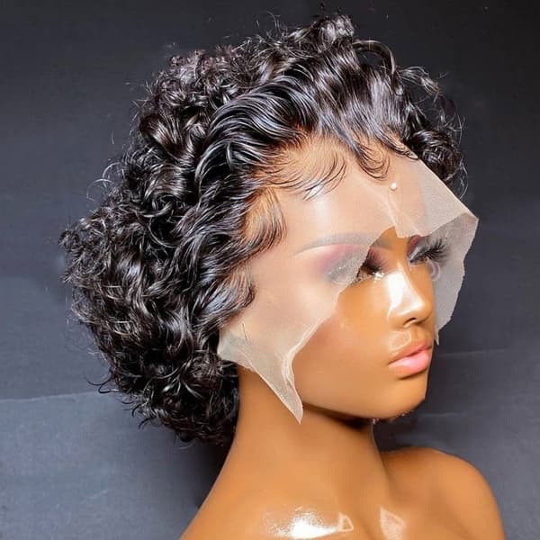 Pixie-paryk med 13*1 lace frontal - varmt salg i Europa og Amerika