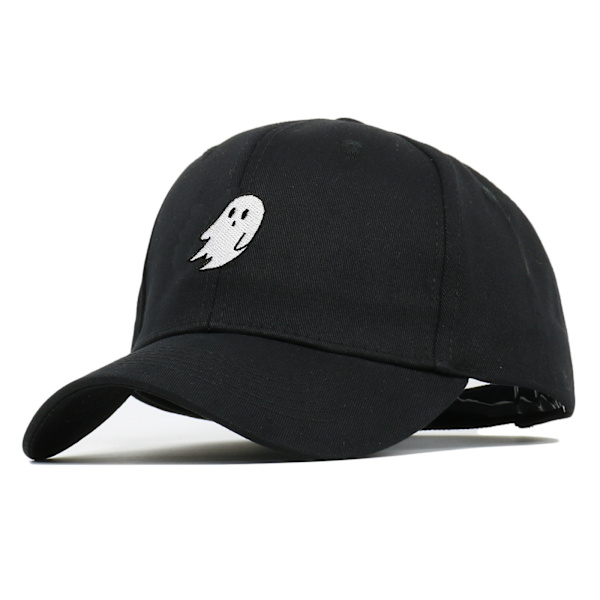 Ghost broderad pappahatt söt Halloween basebollkeps