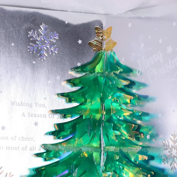 To tredimensjonale julehilsenkort Sparkli