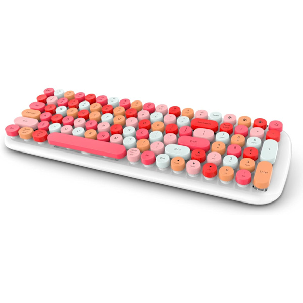 Trådløst Bluetooth-tastatur, egnet til Mac, iPad, iPhone, PC,