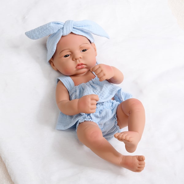 16.5 inch realistic silicone doll, silicone baby girl (random cl