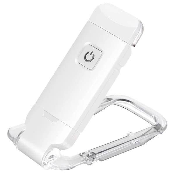 USB-leselampe - Oppladbar LED-leselampe med leselys