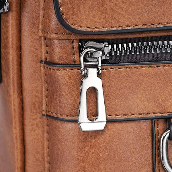 Herr Business Casual Enkelsidig Axelväska Crossbody Black