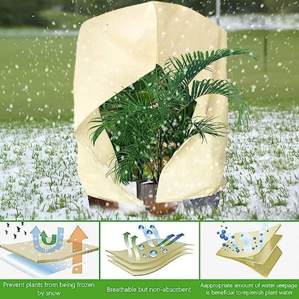 Vinterplante frostbeskyttelsesdæksel Plantedæksel 120*180cm
