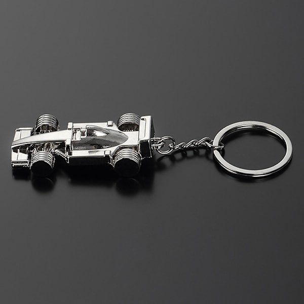 3PCS F1 Metallbilnøkkelringtilbehør for nøkkelen eller skjermen din,