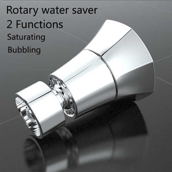 Kökskran Duschmunstycke Bubbler Kran 360° Universal Rotat