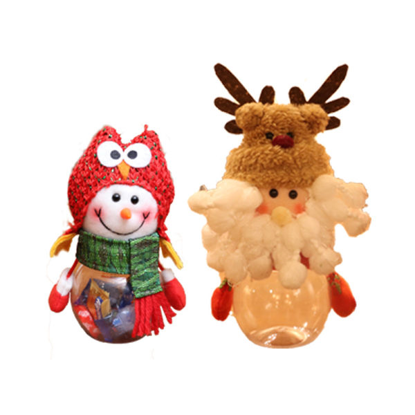 Jul Älg Plysch Hatt Storlek Glas Godis Presentask Fönsterdisplay