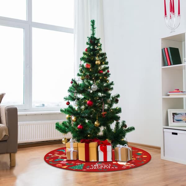 Julgransmatta, Rund Julgransmatta, Julgran