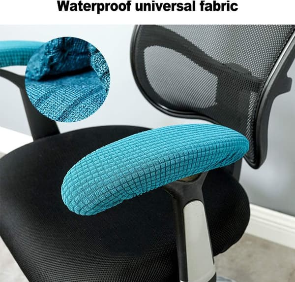 1 par kontorstol ubehag dekker, elastisk vaskbar Elas