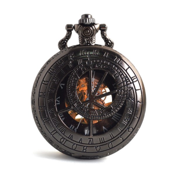 Mechanical pocket watch, 12 constellation compass Mechanical poc