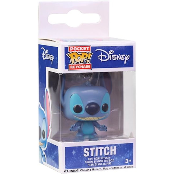 Funko pop stitch starbaby stitch syö avaimenperä riipus käsi