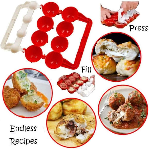 Köttbulle Maker Fiskbulle Form Kreativ Fisk Köttbulle Maker Homem