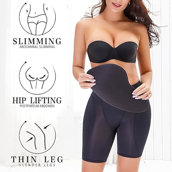 Dam Seamless Control Panties med avtagbar vaddering, höftlyft