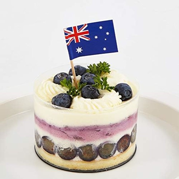 300 kappaletta Australian lippua Australian lipun hammastikku, pieni mini S