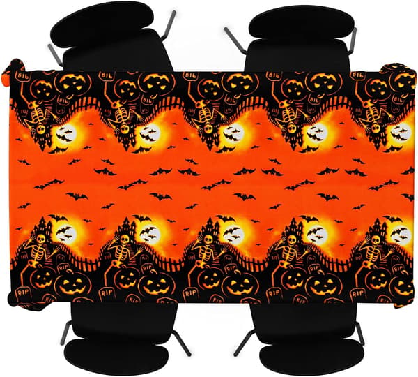 Halloween-duk, plastduk for 2 stykker av Differe