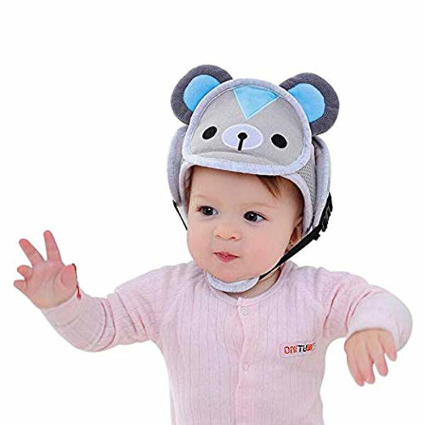Baby Sikkerhedshjelm Hovedbeskyttelse Småbørn Børn Justerbar Blød
