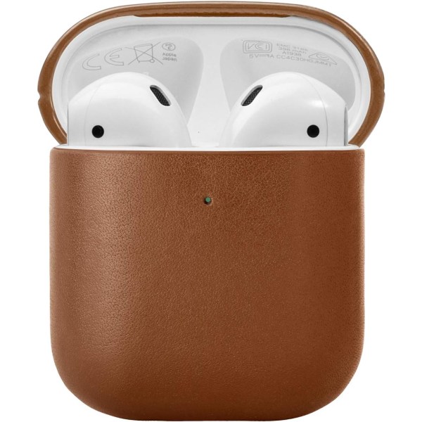 Läderfodral för AirPods – Heltäckande, handgjort äkta Ita