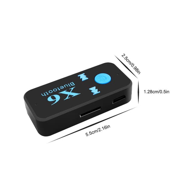 Bluetooth 5.0 musikkmottaker for bil/hjemmestereosystem, Bluetooth AUX