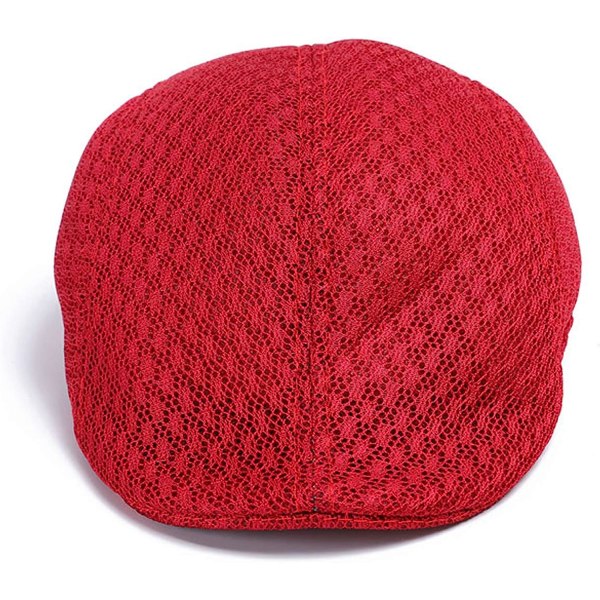 Män andas Mesh Flat Cap Summer Boy Hat Ivy Hat