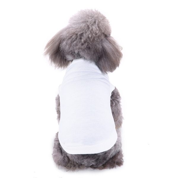 Bomulds T-shirt til kæledyr, 1 stk., minimalistisk hundetrøje, sød og åndbar