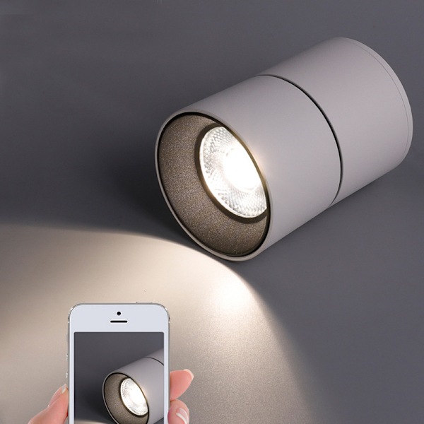 LED Overflademonteret Spot Justerbar Vinkel 360° Rotation