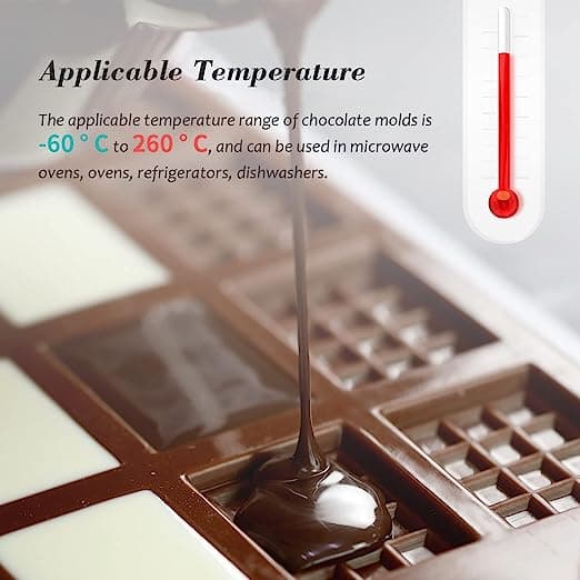 Chokoladeforme, Mini Chokolade Siliciumforme, 12 Hulrum Non-St