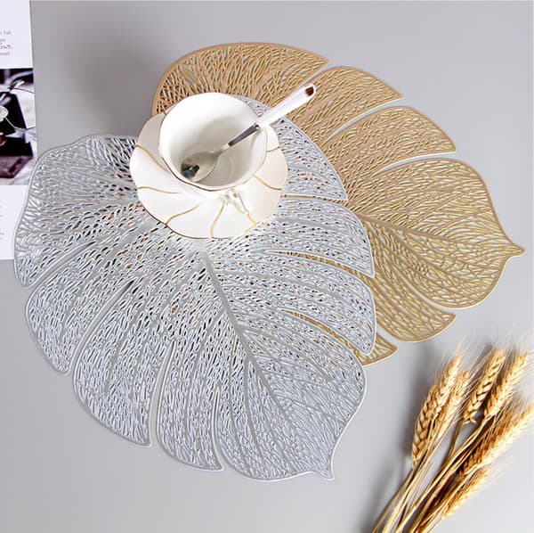 Imitation Hollow Leaves Turtle Leaf Design PVC Isoleret Placema