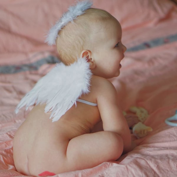 Baby Angel Vinger Baby Angel Fjer Vinger Baby Foto Prop Nyfødt