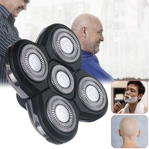 5 barberhoder, 2-pak erstatning elektrisk barberhode