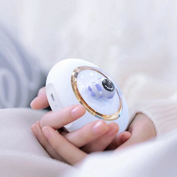 Astronaut Luminous Flying Saucer Hand Warmer Power Bank Warm Bab