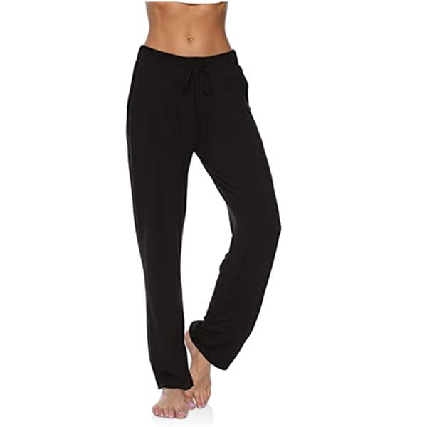 Bløde og komfortable yogabukser - 95% bomuld / 5% spandexblanding