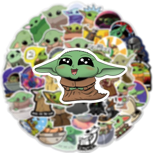 150 söpöä Yoda Yoda -tarraa PVC-graffititarraa
