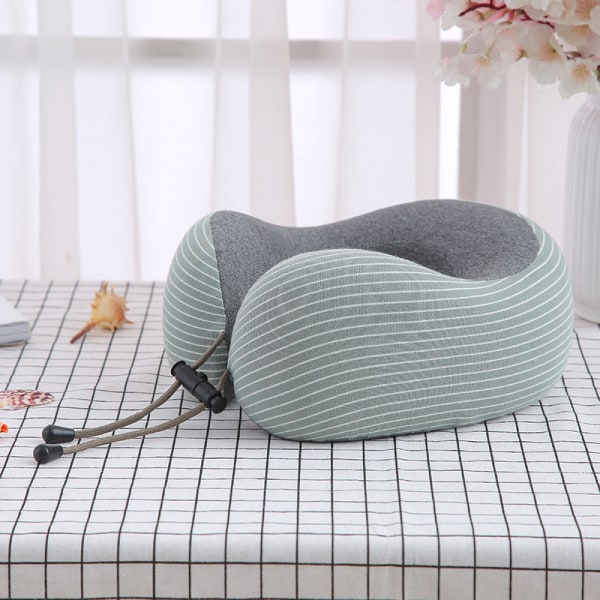 U-formet pude Memory Foam pude Stribet pude Rejse nakke Pi