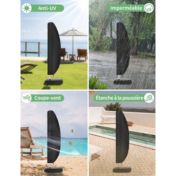 Parasol Cover 280cm:30*81*45cm Cantilever Parasol Haveparasol